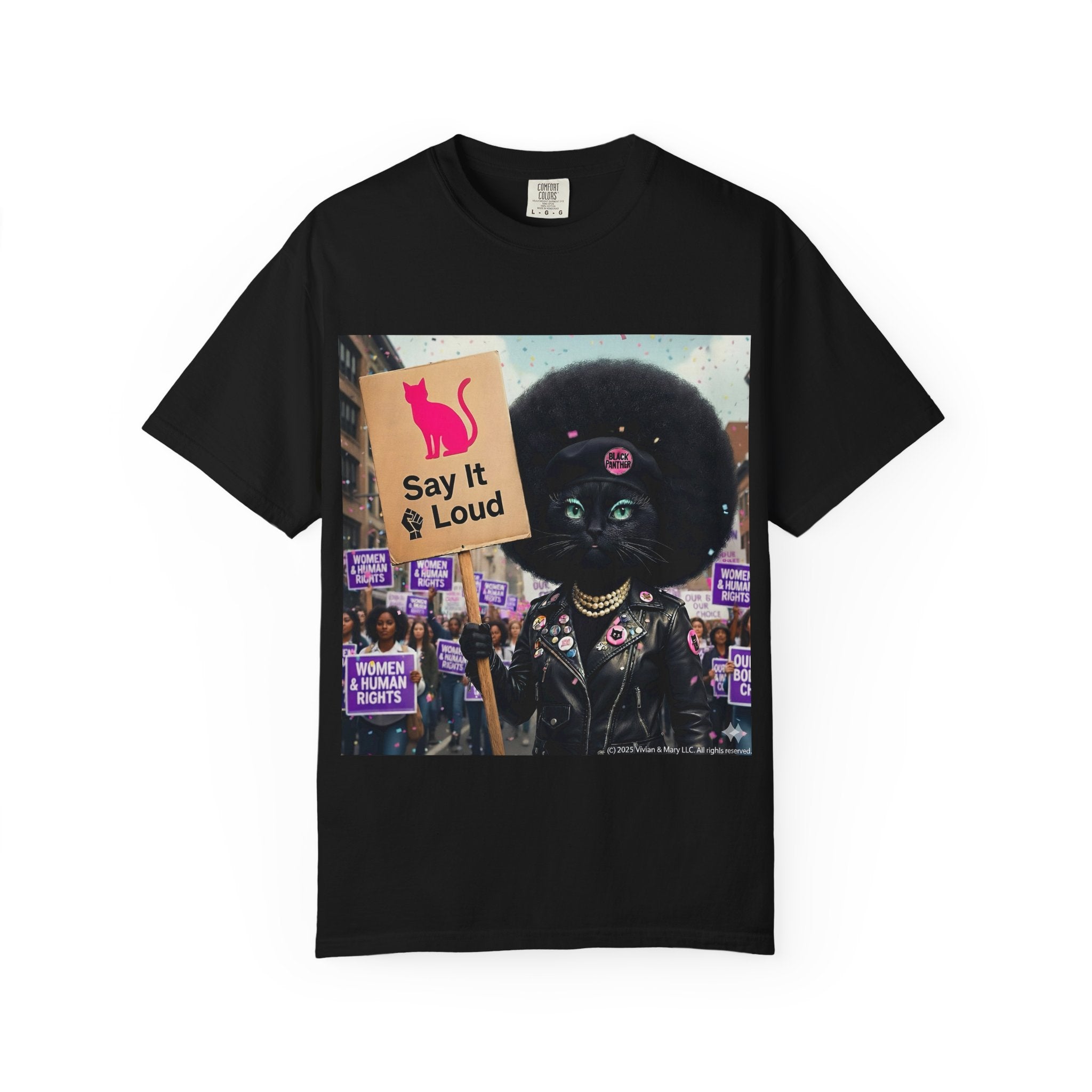 T-Shirt Black Panther Angela Davis
